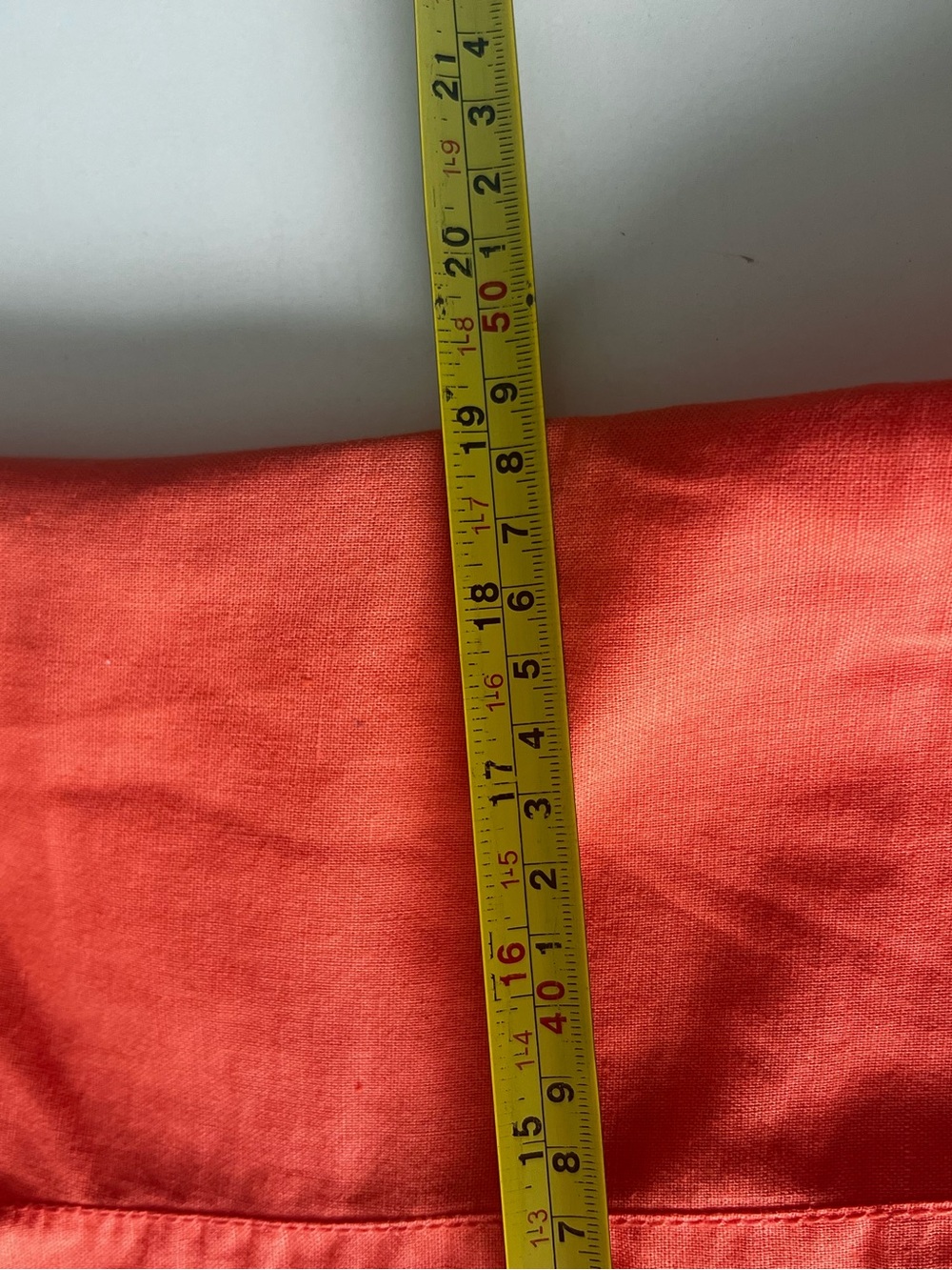 Geoffrey Beene Sleeveless Collared V-Neck Tank Top in Orange - Picture 9 of 11